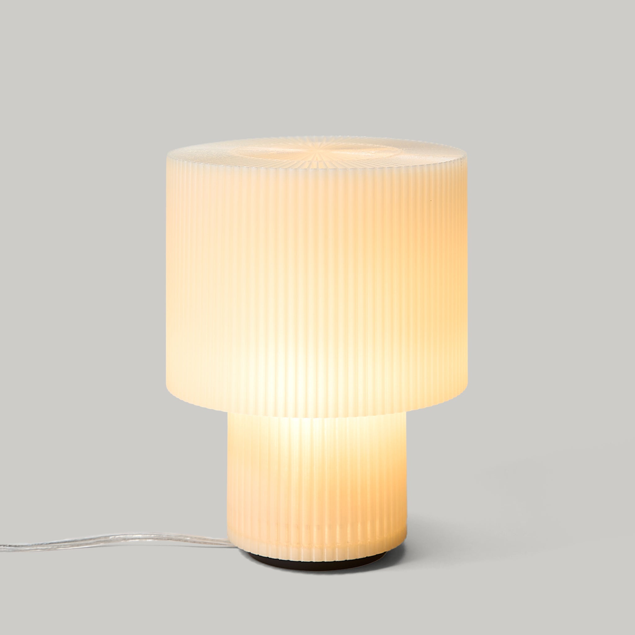 Drum modern 3D-printed table lamp