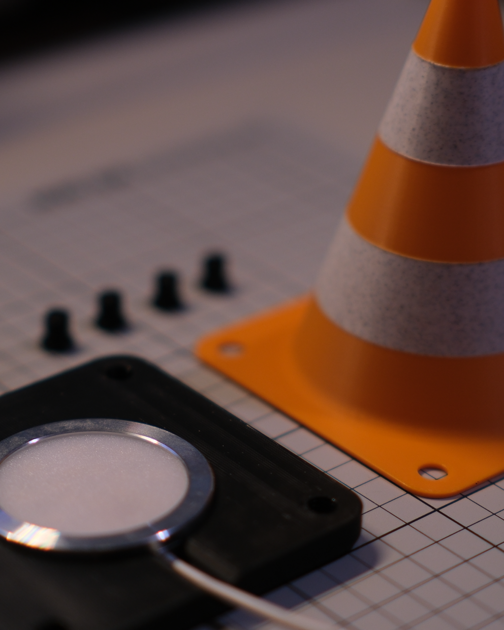 Retro Traffic Cone Desk Light