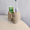 3D Printed Curvy Body Toothbrush Holder
