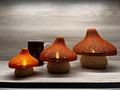 3D-printed mushroom lattice tea light
