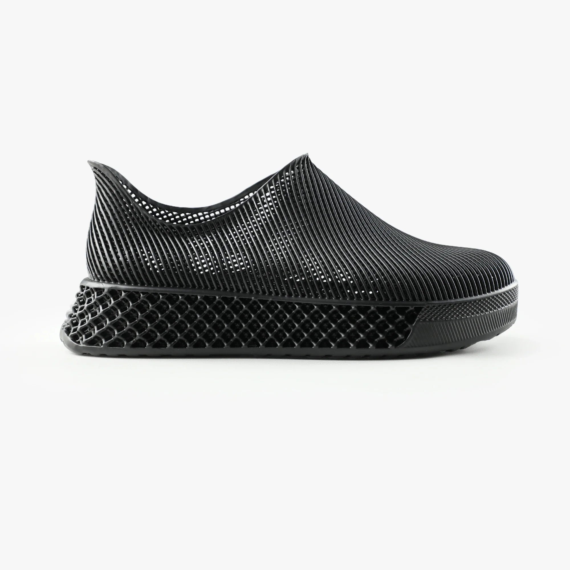 Black Aeriscape 3D-printed sneakers side view